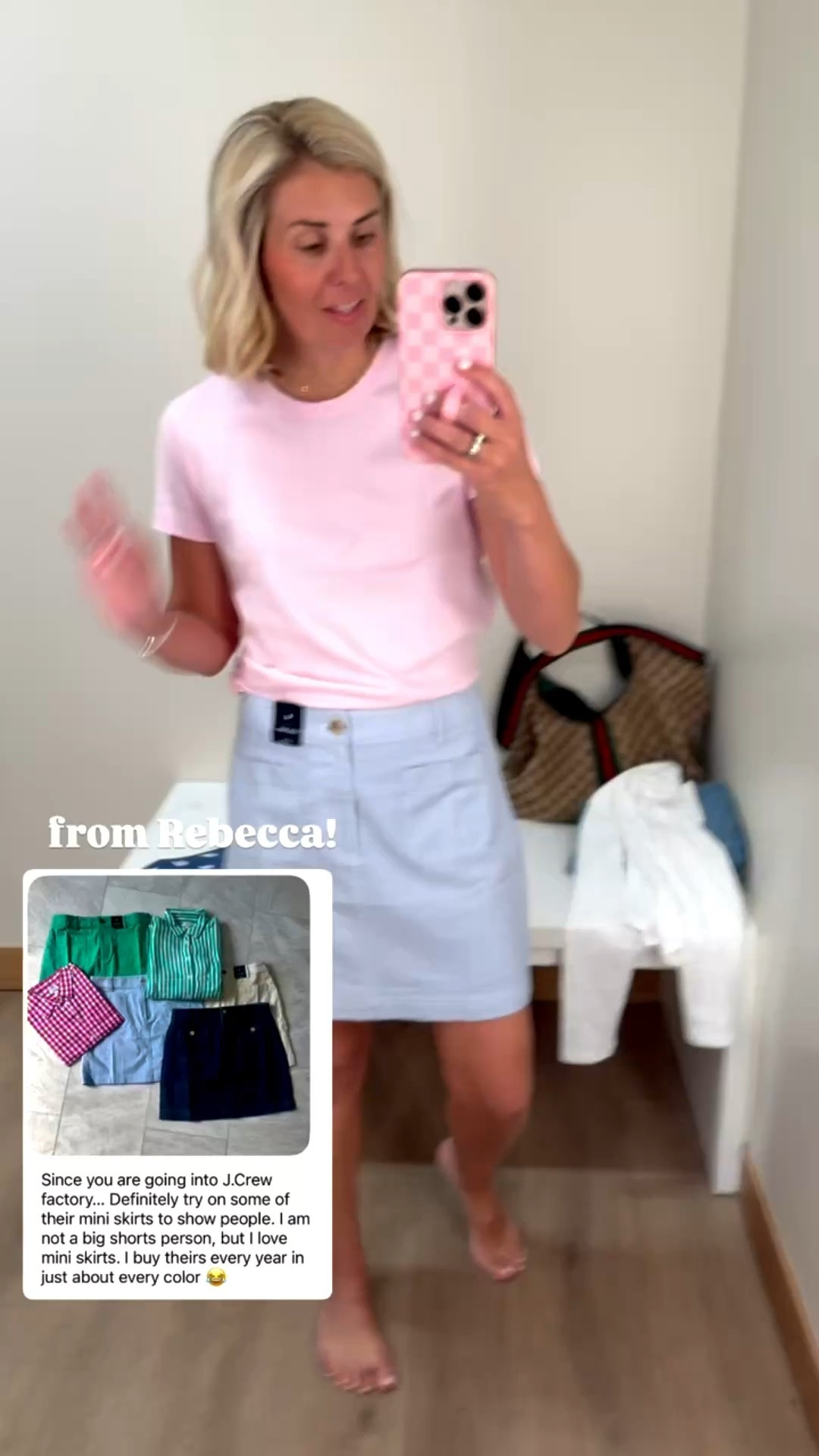 Mix and match approved mini skirt! So cute, comes in several colors and on sale! I’m in a size 4 and xs tee. 

#LTKSaleAlert #LTKstorytime #LTKdayinmylife