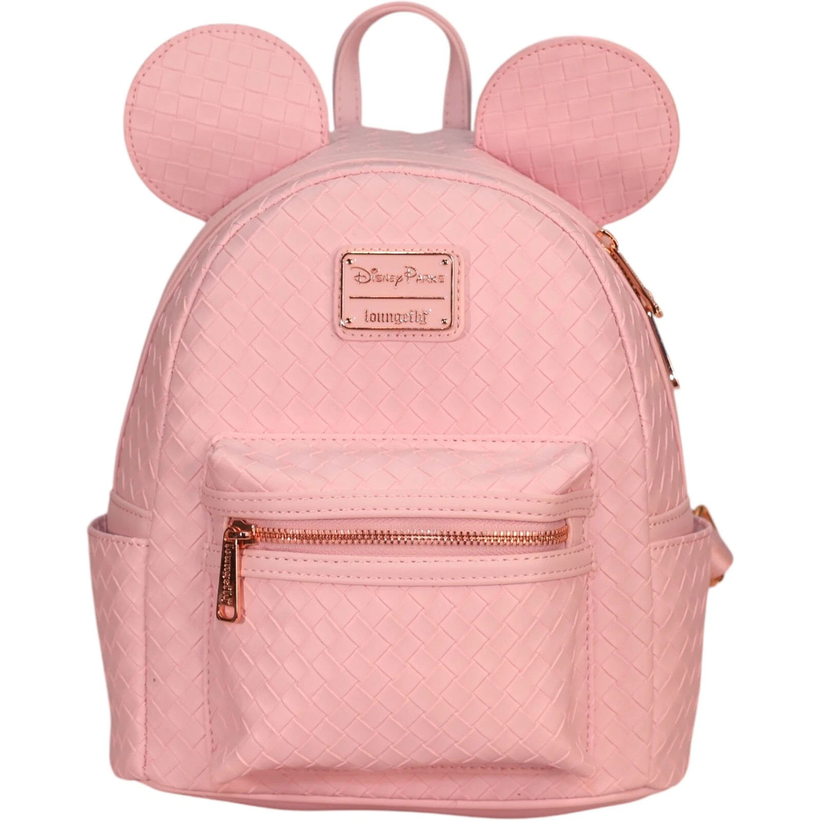Disney Parks Pink Woven pattern Loungefly Mini Backpack | eBay | eBay US