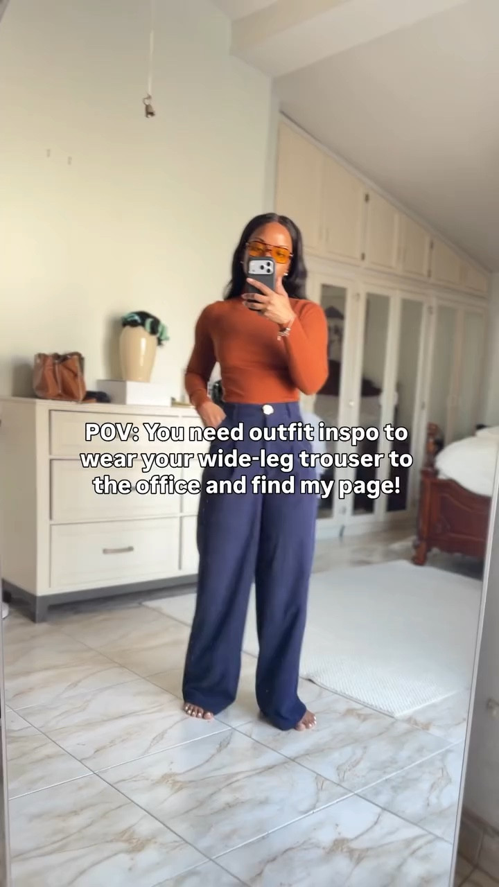 And if you ask me what’s my favorite thing to wear to the office…it’s always gonna be a wide-leg trouser. 😌 

Make sure to save this for yourself and share with your work bestie so ya’ll can slay your office outfits together.💁🏾‍♀️

And if you need more office outfit ideas I have a tonne of workwear looks on my page. Plus if you need shopping recommendations they’re on my LTK: 🔍dsjcox on the site or in the app.

#officeoutfitinspo