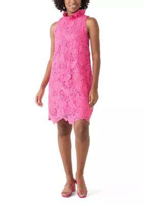 Crown & Ivy™ Women's Sleeveless 3D Lace Dress | Belk