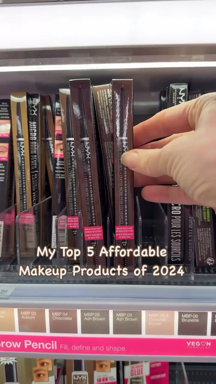 My Top five affordable makeup products of 2024! These are the makeup products that I reached for the most over the year. Let me know if you’d like to see a video of me applying them all together and follow for more easy makeup ☺️

Also, I’d love to know what your favorite affordable makeup product is. Let me know in the comments!

@nyxcosmetics brow pencil and bronzer, @lorealparis glotion, @wetnwildbeauty tinted hydrator and @elfcosmetics tubing mascara 

#affordablemakeup #makeupideas #makepaddict #makeuplovers

#LTKFindsUnder50 #LTKOver40 #LTKBeauty