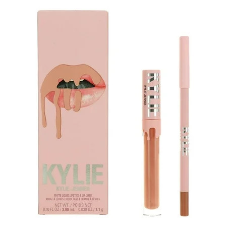 Kylie Cosmetics Matte Lip Kit - 700 Bare 2 Pc 0.10oz Matte Liquid Lipstick 0.03oz Lip Liner | Walmart (US)