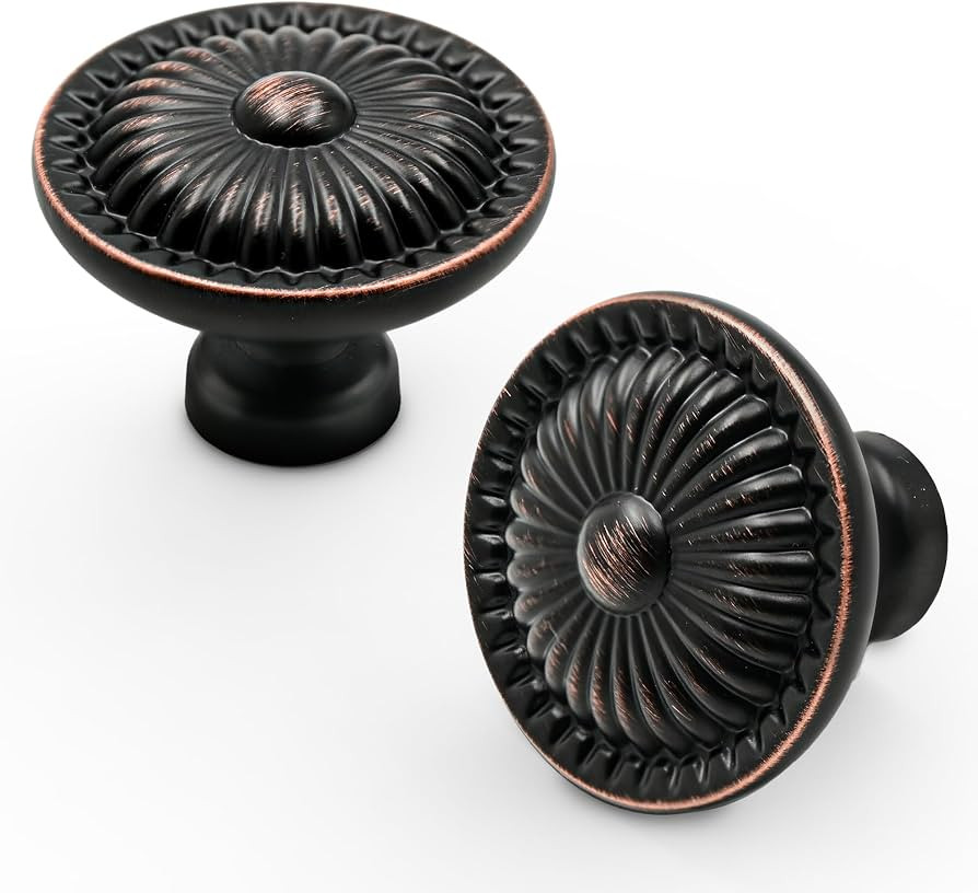 Asidrama 10 Pack Oil Rubbed Bronze Kitchen Cabinet Knobs | Amazon (US)