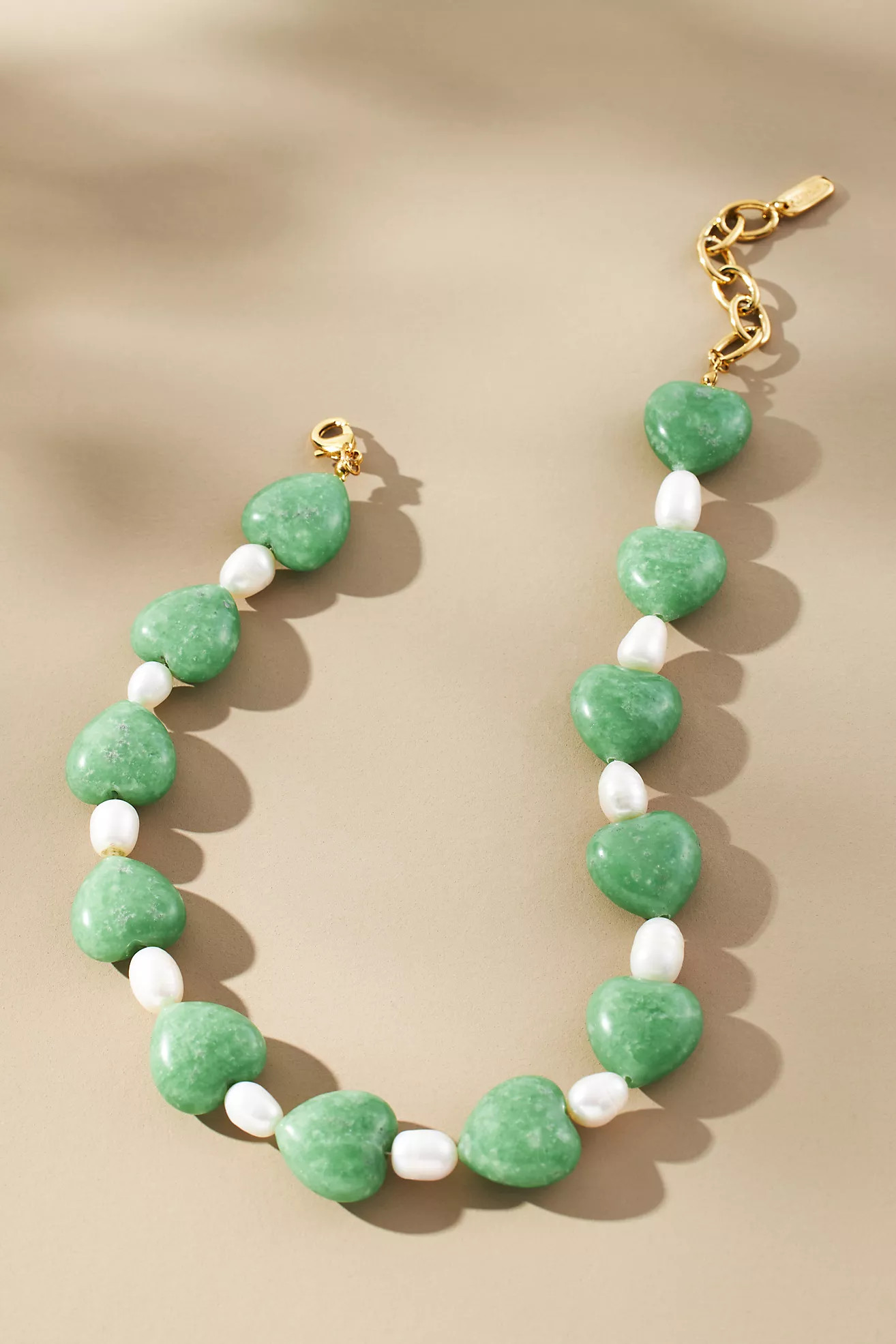 Logan Tay Aqua Heart Stone Necklace | Anthropologie (US)