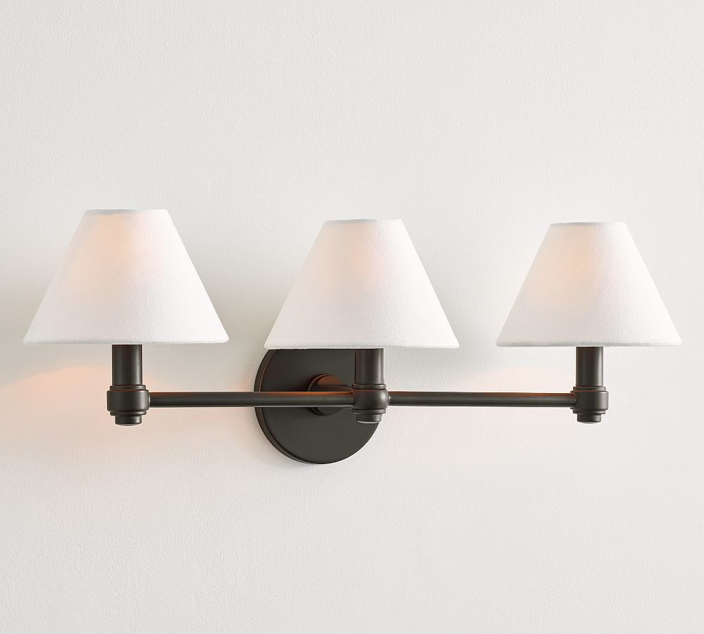 Everett Metal Triple Sconce (24") | Pottery Barn (US)