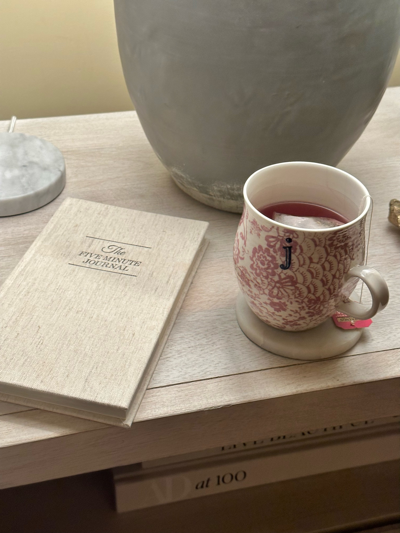 night routine consisting of: this journal and an anthro monogrammed mug for tea ☕️💤

#LTKunder50 #LTKFind #LTKhome