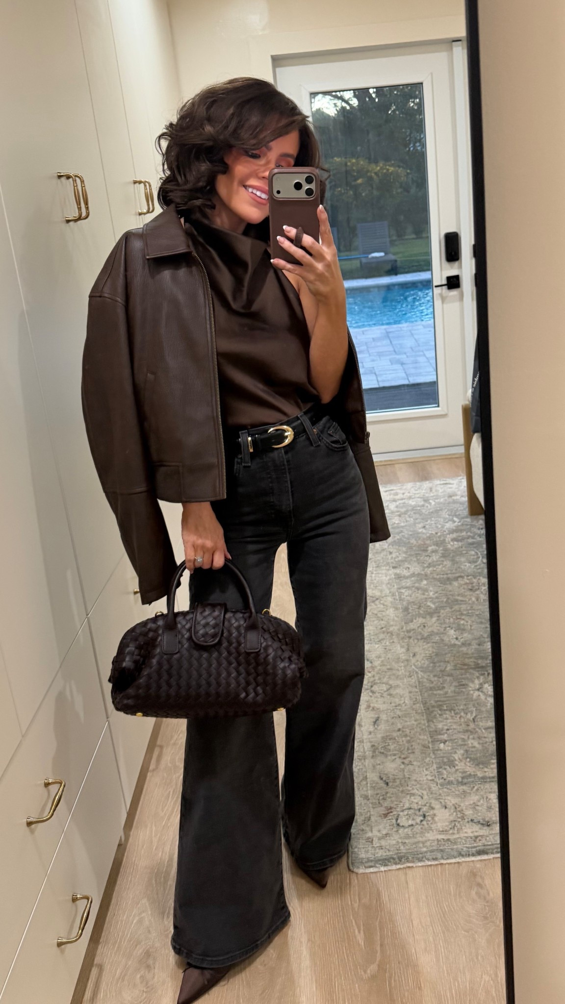 Top and jacket in a small
Jeans in a 25 
Shoes true to size 


#datenightoutfit 

#LTKootd #LTKFindsUnder100 #LTKFindsUnder50