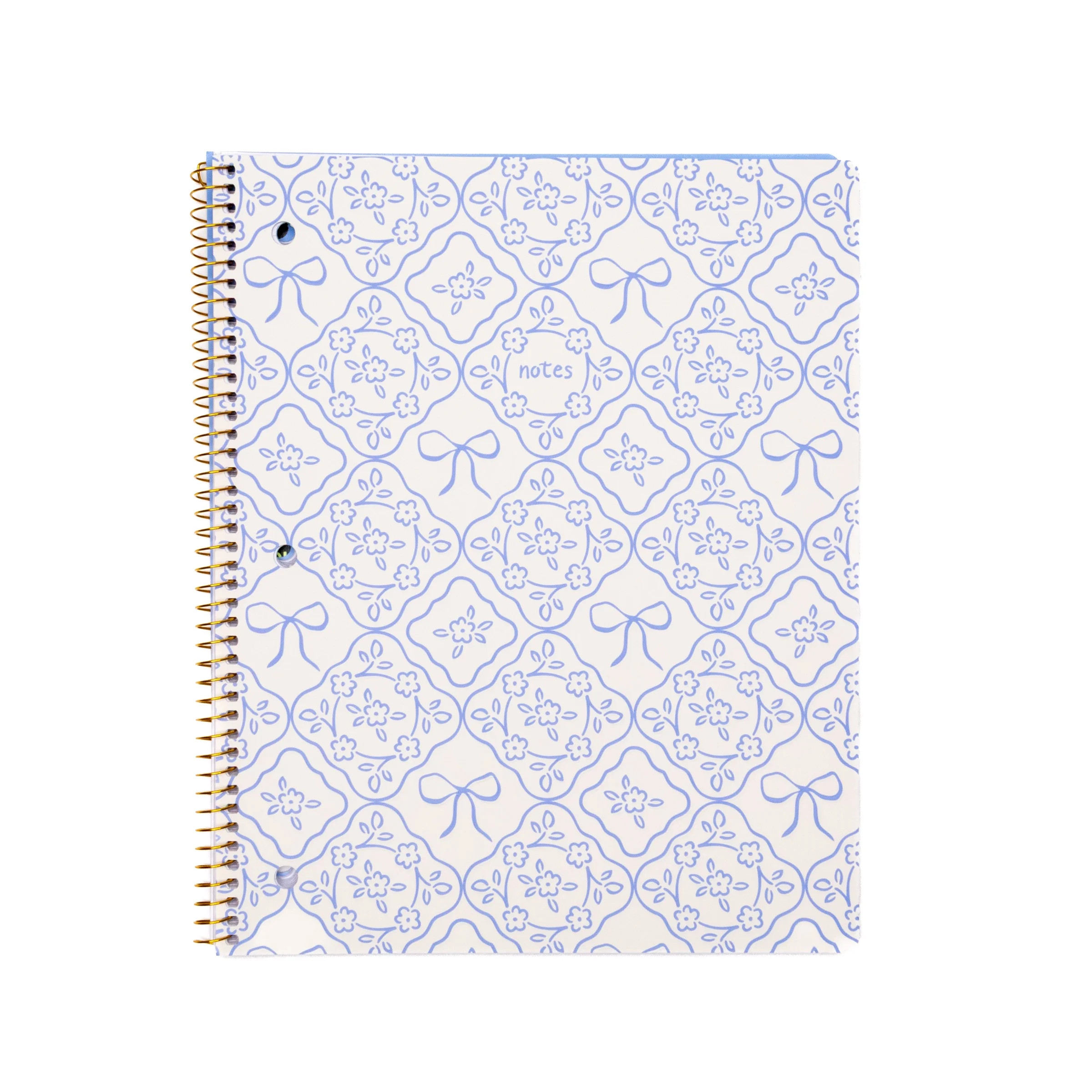 Ecokind by U Style Floral Bow 1 Subject Notebook, College Rule, 8.5" x 10.5", 80 Sheets | Walmart (US)