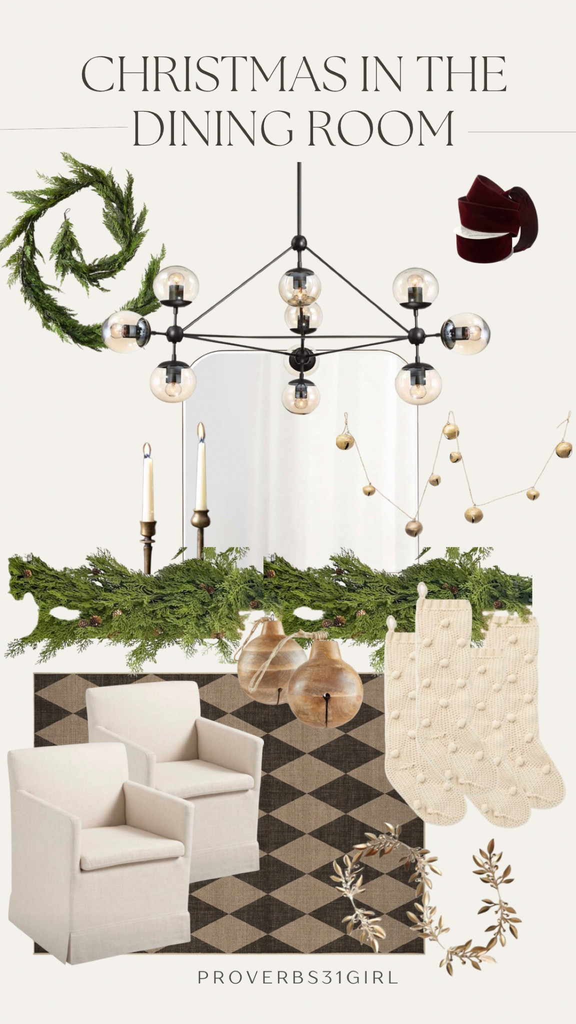 Christmas in our dining room. 

#LTKSeasonal #LTKHoliday #LTKhome