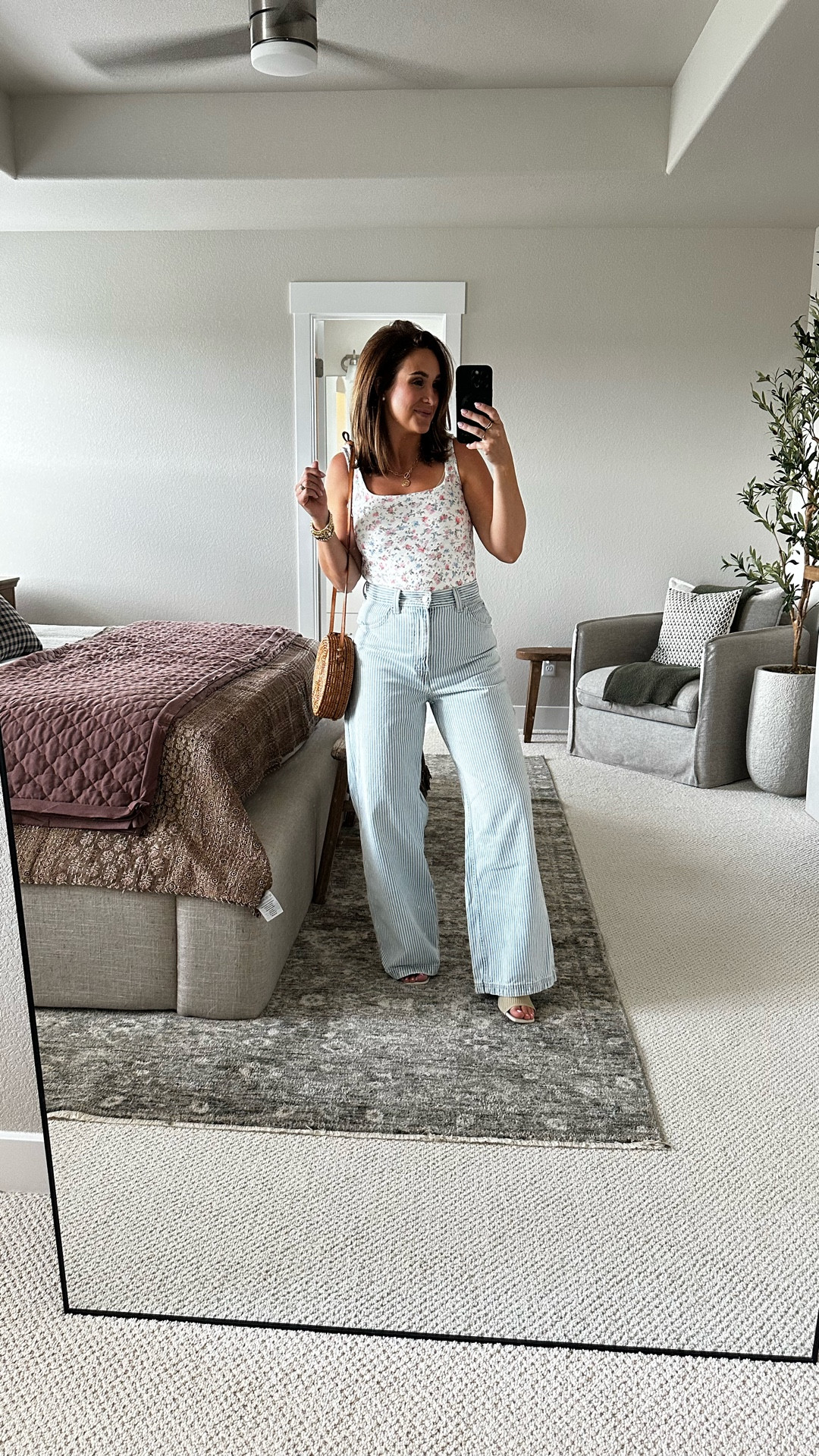 Wearing size 28 in pants. Bodysuit and shoes can be found on my TT shop showcase 🫶🏼 

#LTKWorkwear #LTKStyleTip #LTKPetite