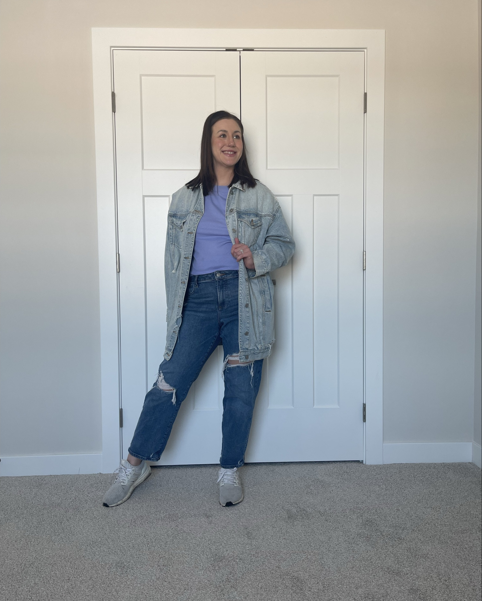A denim jacket is the spring staple every mom needs! 👏🏻 Here are 3 easy ways to style it for an effortlessly cute and comfy look. 

#MomOutfits #SpringWardrobe #CasualMomStyle #DenimJacketLooks #MidsizeMomFashion

#LTKMidsize #LTKSeasonal #LTKFindsUnder50