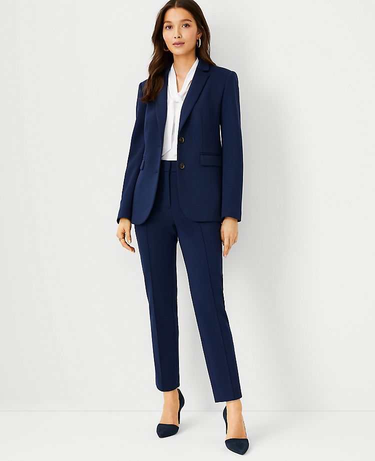The High Rise Ankle Pant in Double Knit | Ann Taylor | Ann Taylor (US)