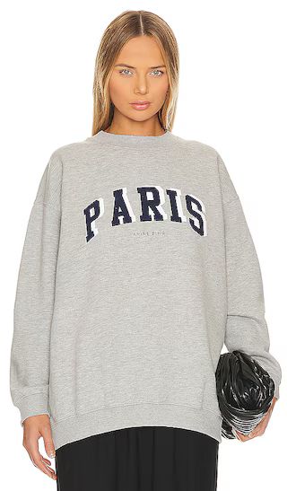 Tyler Paris Sweatshirt in Heather Grey | Revolve Clothing (Global)