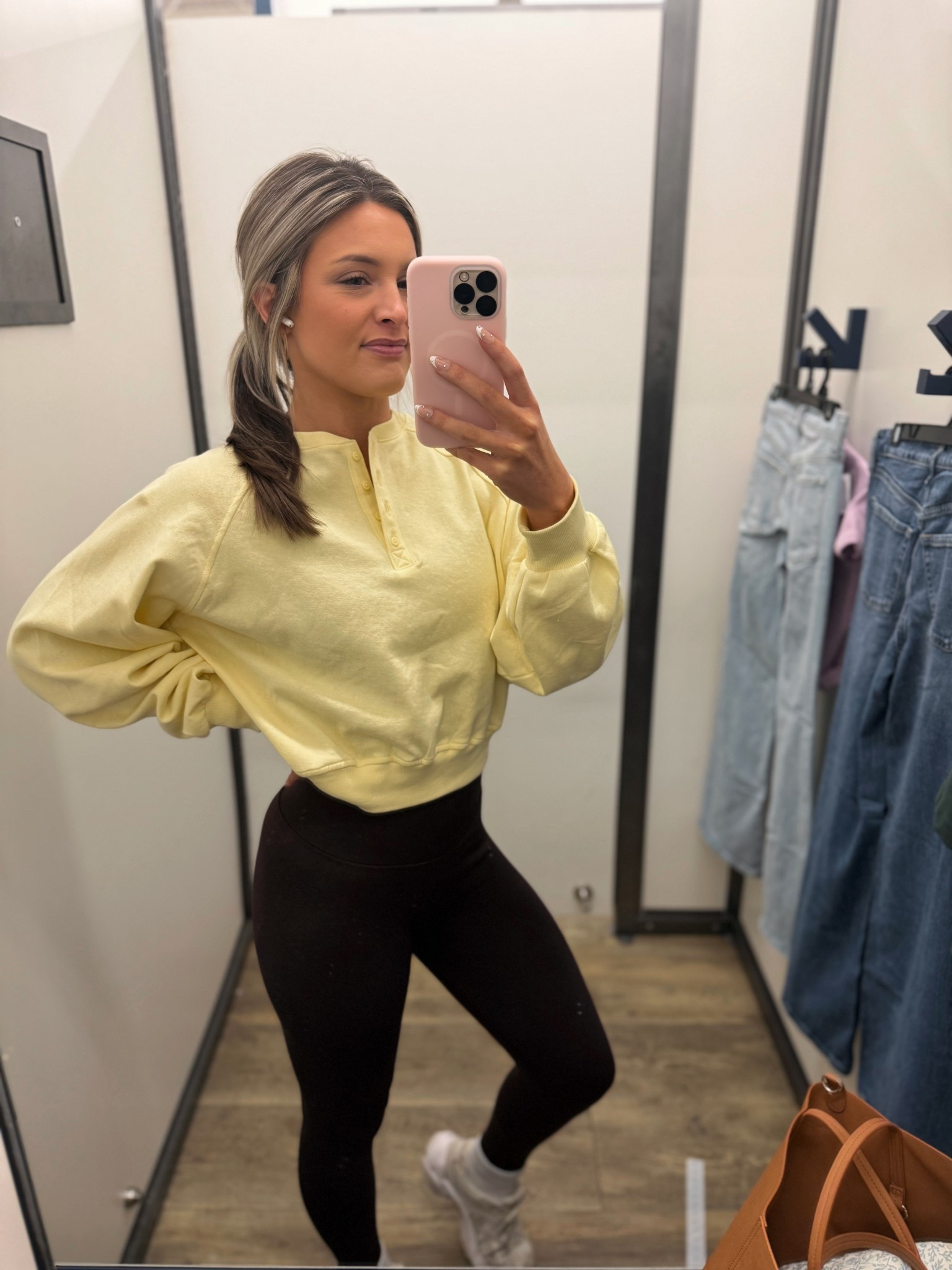 Spring pullover from old navy! Wearing a size small, fits a little oversized! 

#LTKActive #LTKootd