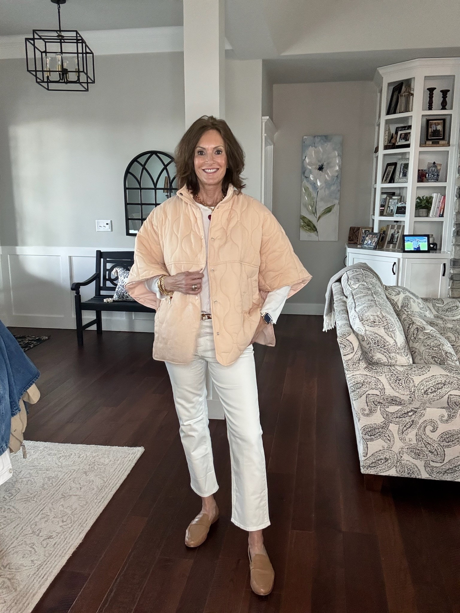 Loving this oversized quilted cape jacket for spring!

 Women’s fashion, outfit inspo, outfit ideas, what to wear for, fashion over 40, fashion over 50, spring outfits, winter to spring style, winter to spring transition outfits, spring outfits, spring fashion, spring style, women’s spring outfit, Vacation outfit, vacation style, Easter outfit, Easter outfit inspo 



#LTKootd #LTKOver40 #LTKSeasonal