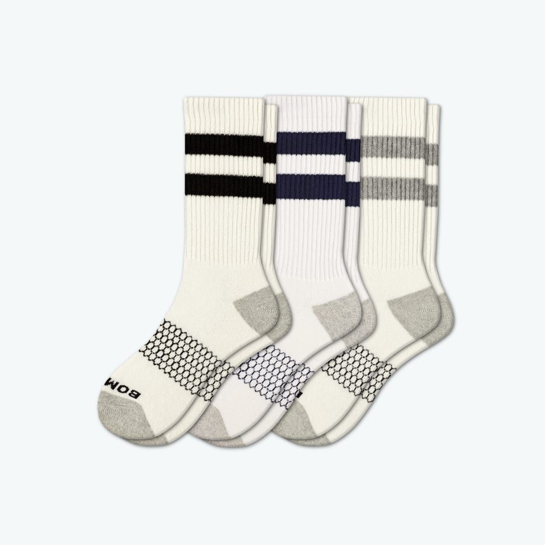 Men's Vintage Stripe Calf Sock 3-Pack | Bombas Socks