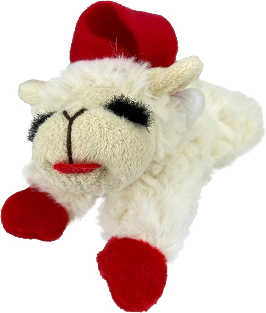 Multipet Holiday Lambchop Dog Toy 6", for small breeds | Amazon (US)