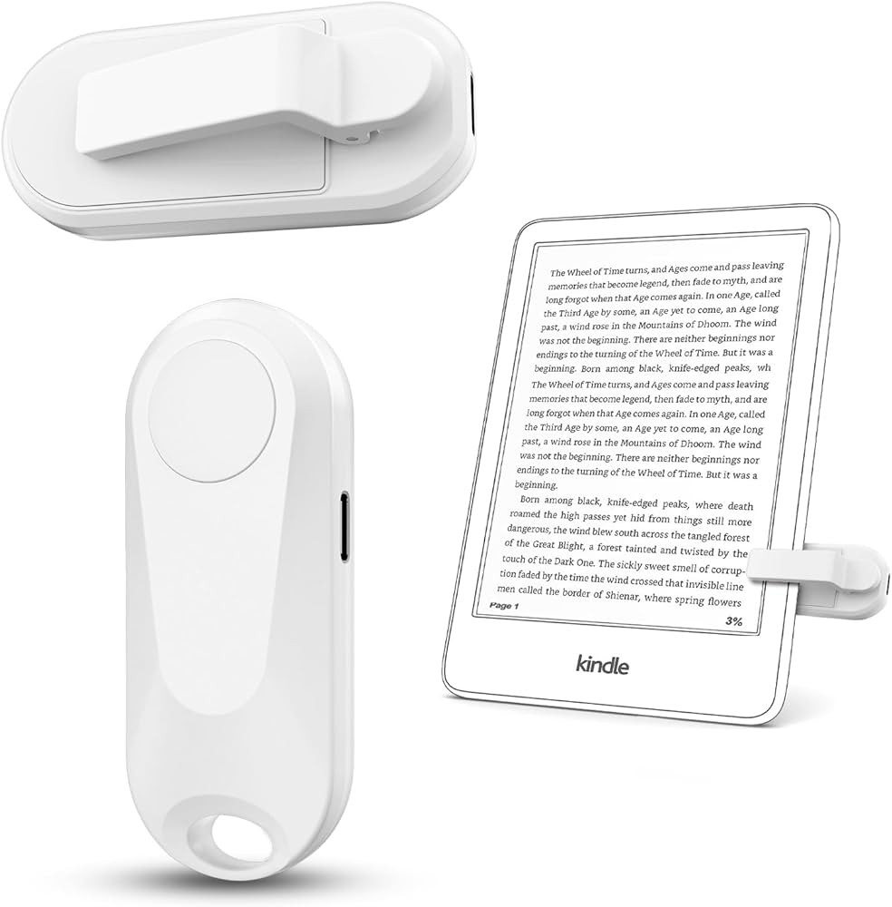 Remote Control Page Turner for Kindle Paperwhite Oasis Kobo eReaders, Camera Camcorder Remote Con... | Amazon (US)