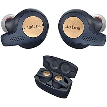 Jabra Elite Active 65t Earbuds – True Wireless Earbuds with Charging Case, Copper Blue – Blue... | Amazon (US)