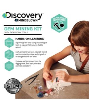 Discovery Mindblown Toy Excavation Kit Gems- Stem | Macys (US)