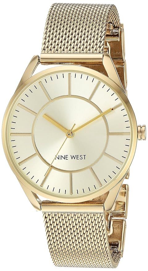 Nine West Women's NW/1922 Mesh Bracelet Watch | Amazon (US)