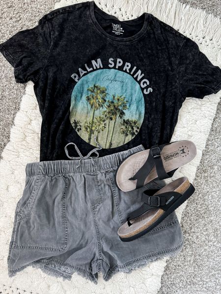 Warmer weather is coming and I’m loving this cute and comfy casual look. 
Shorts are very light weight and come in 4 color options. 

Spring Outfit • Womens Fashion • Summer Outfit • Casual Outfit • 

#springoutfit #summeroutfit #casualoutfit 

#LTKover40 #LTKstyletip #LTKfindsunder100