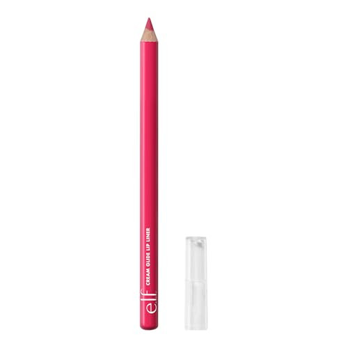 e.l.f. Cream Glide Lip Liner, Highly-Pigmented Pencil For Shaping & Sculpting Lips, Semi-Matte Finish, Vegan & Cruelty-Free, Fuschia Forward | Amazon (US)