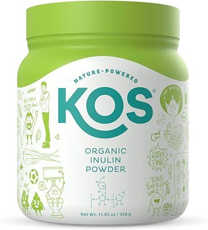 KOS Organic Inulin Powder - Unflavored Inulin (Agave) Prebiotic Intestinal Support Powder - USDA ... | Amazon (US)