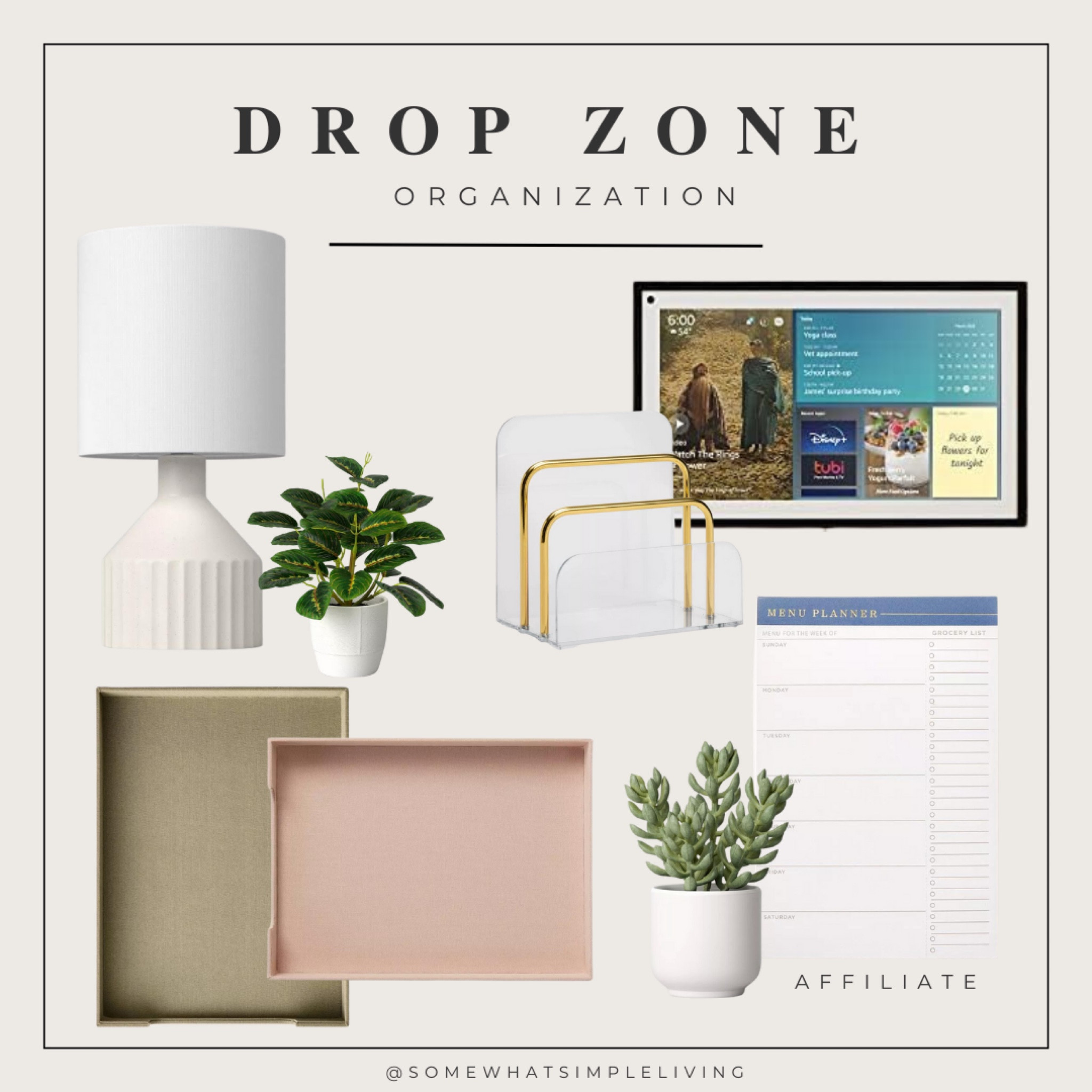 All the products I used to organize the drop zone in my kitchen 

#LTKhome