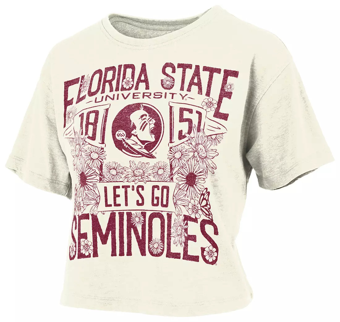 Pressbox Women's Florida State Seminoles Ivory Jasmine T-Shirt | DICK'S Sporting Goods