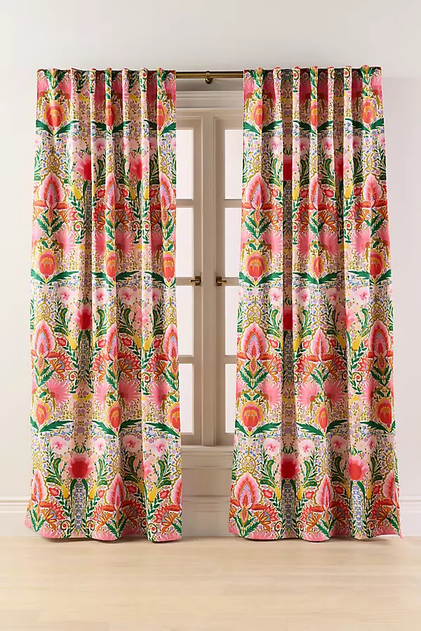 MINDTHEGAP Cotton Printed Susie Q Curtain | Anthropologie (US)