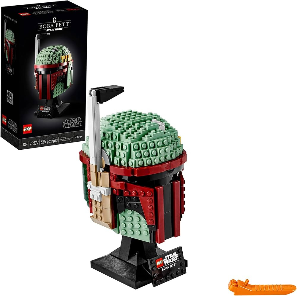 LEGO Star Wars Boba Fett Helmet 75277 Building Kit, Cool, Collectible Star Wars Character Buildin... | Amazon (US)