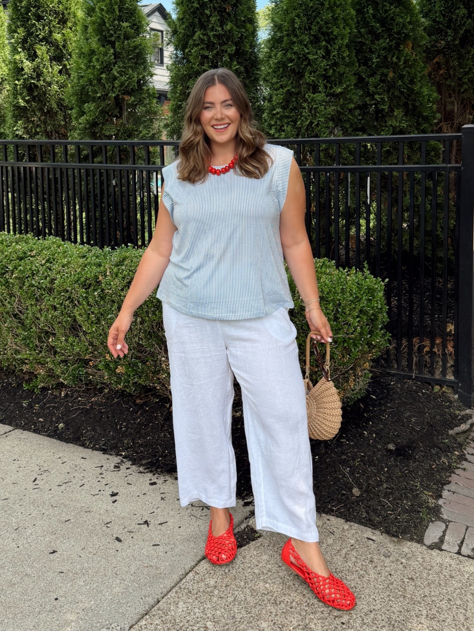 Wearing size XXL in top & 2X in pants (sharing similar style pants).

#LTKootd #LTKSeasonal #LTKMidsize