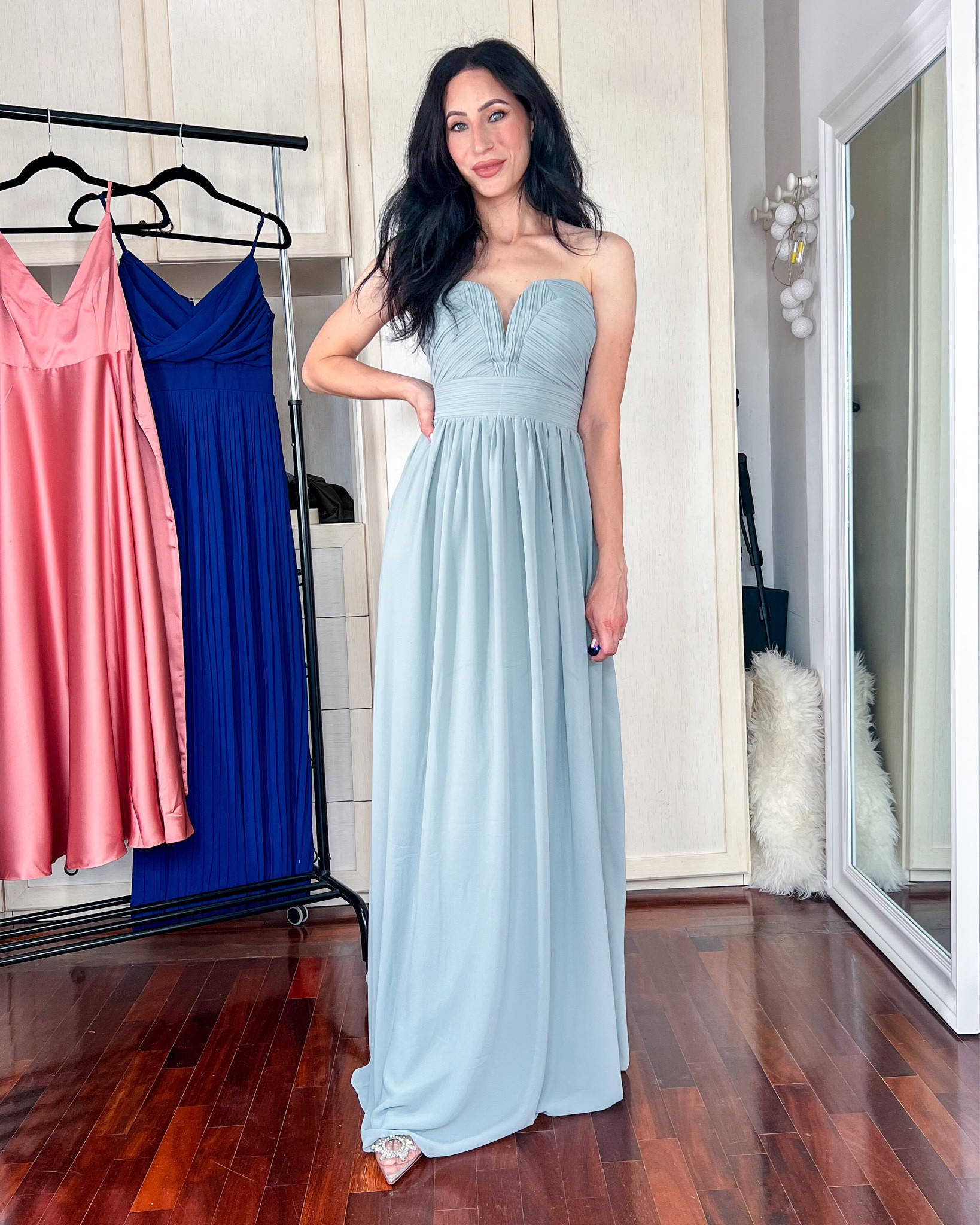 Indosso una EU 36.

Abito da cerimonia verde. Abito da matrimonio. Abito da damigella. Abito da invitata matrimonio. Vestito da damigella. Vestito cerimonia. Vestito verde. Abito grigio.

#LTKunder100 #LTKeurope