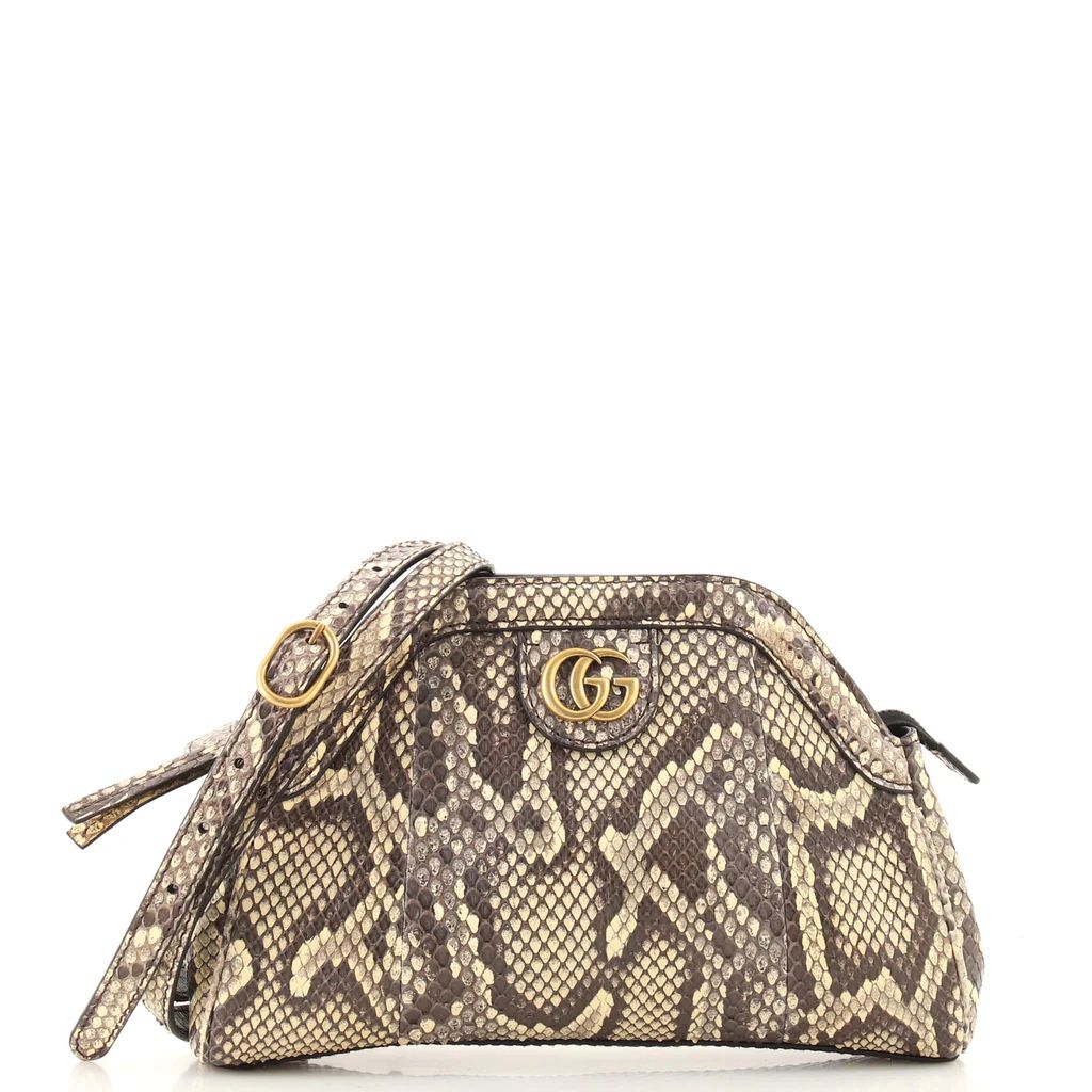 Gucci RE(BELLE) Shoulder Bag Python Small Neutral 1719891 | Rebag