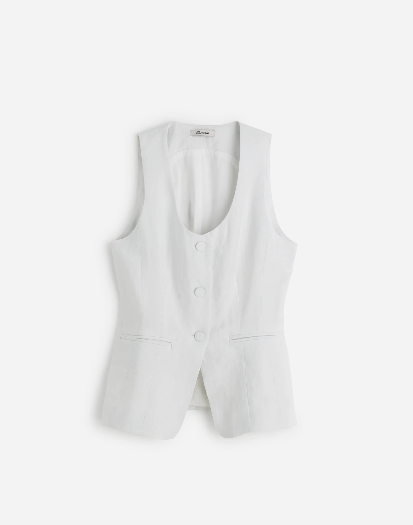 Scoopneck Cutaway Vest | Madewell | Madewell
