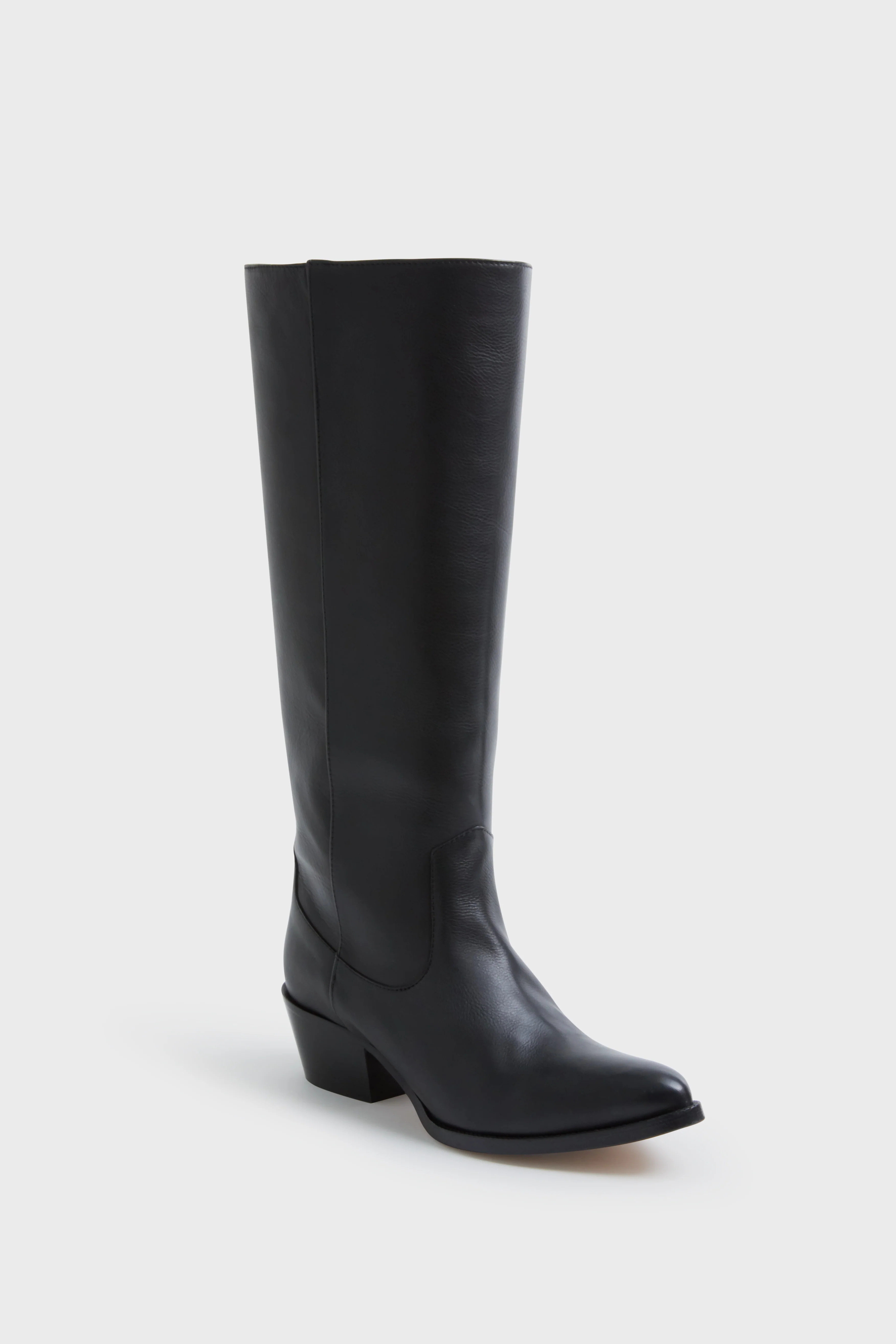 Black Leather Tall Boot | Tuckernuck (US)