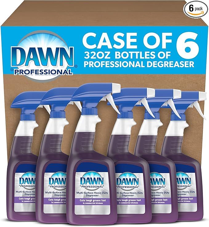 Dawn Professional Multi-Surface Heavy Duty Degreaser Spray, 32 fl oz (Case of 6), Ready to Use fo... | Amazon (US)