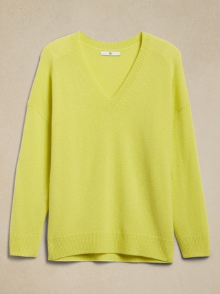 Caro Lightweight Cashmere V-Neck Sweater | Banana Republic (US)