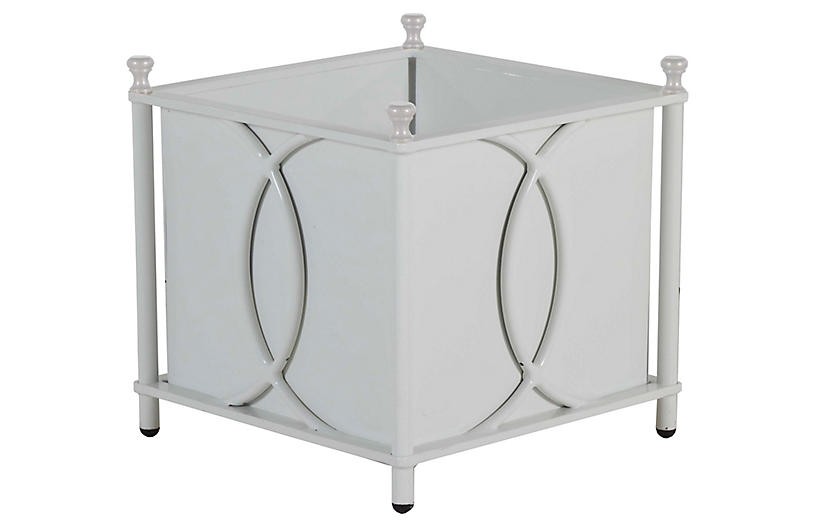 Frances Small Planter, White | One Kings Lane
