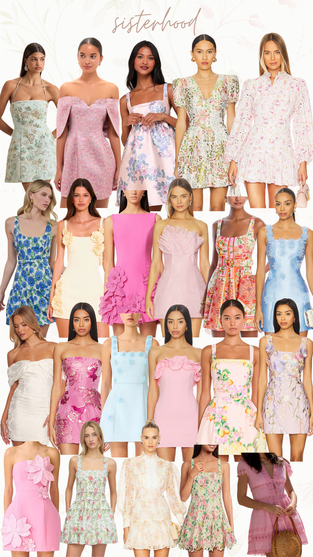 Sisterhood dresses!  

 
