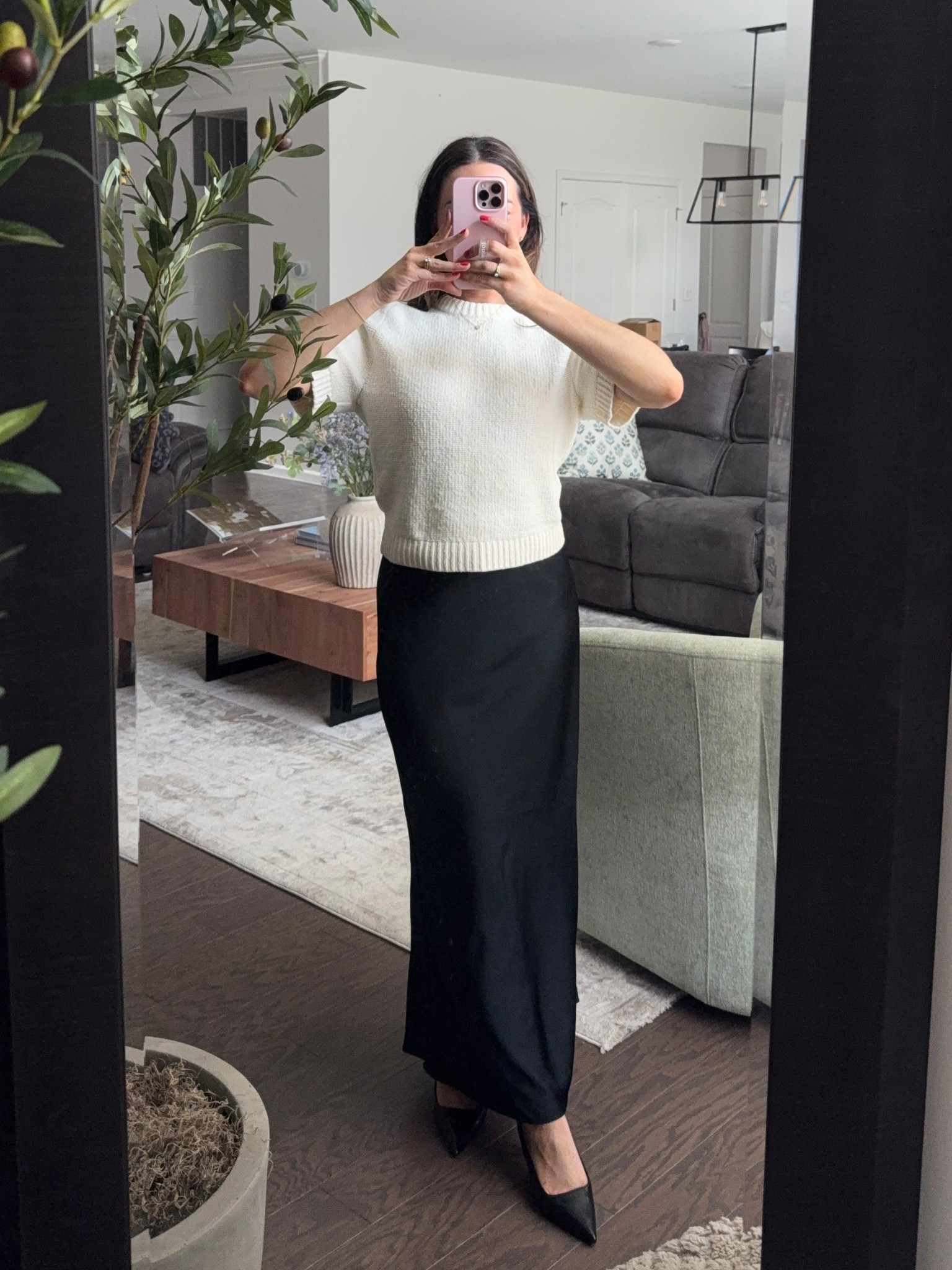 XS top
XS skirt (runs big)

Abercrombie. Target. H&M. Workwear. 

#LTKFindsUnder100 #LTKWorkwear #LTKFindsUnder50