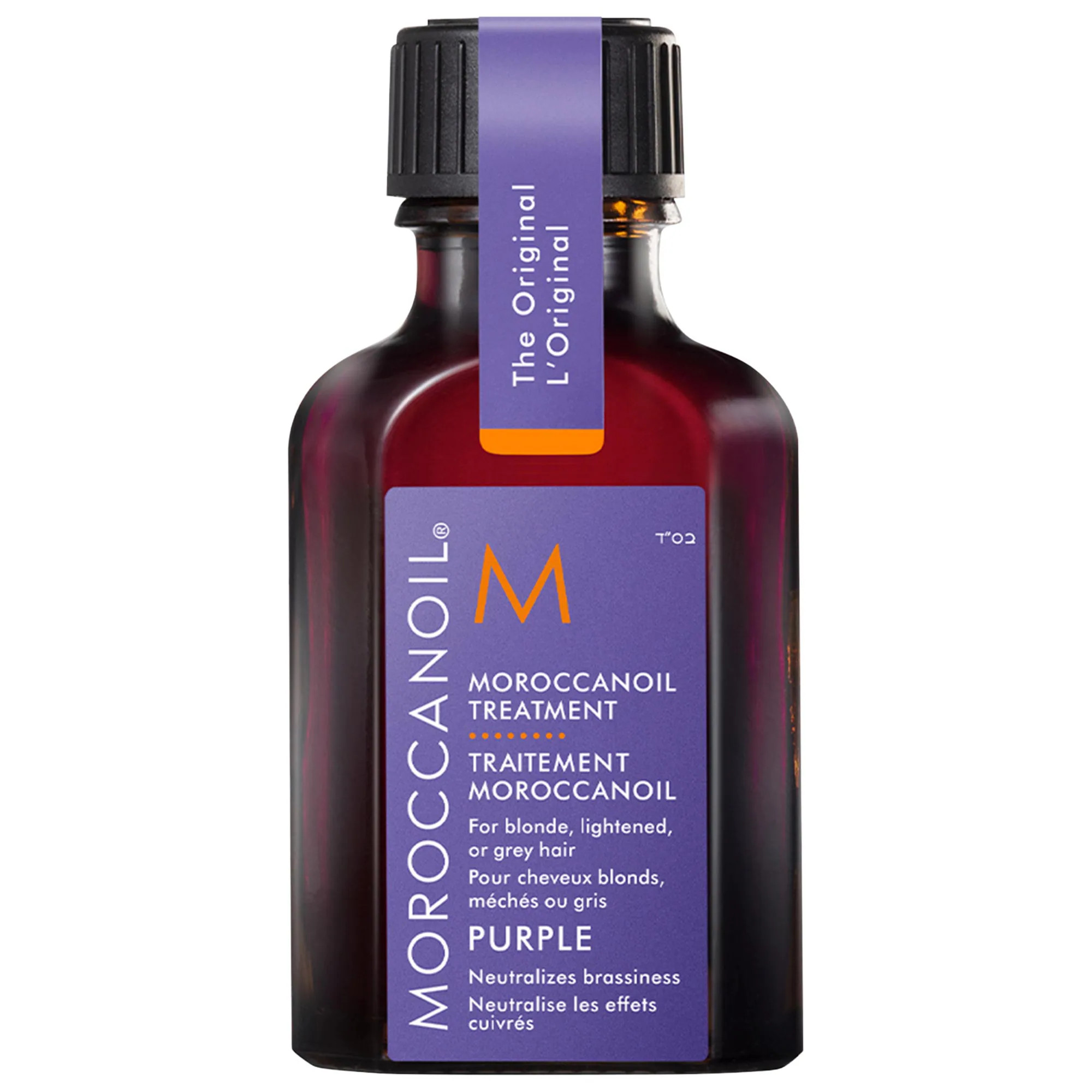 Mini Moroccanoil Treatment Purple Hair Oil for Blonde Hair 0.85 oz/ 25ml | Sephora (US)