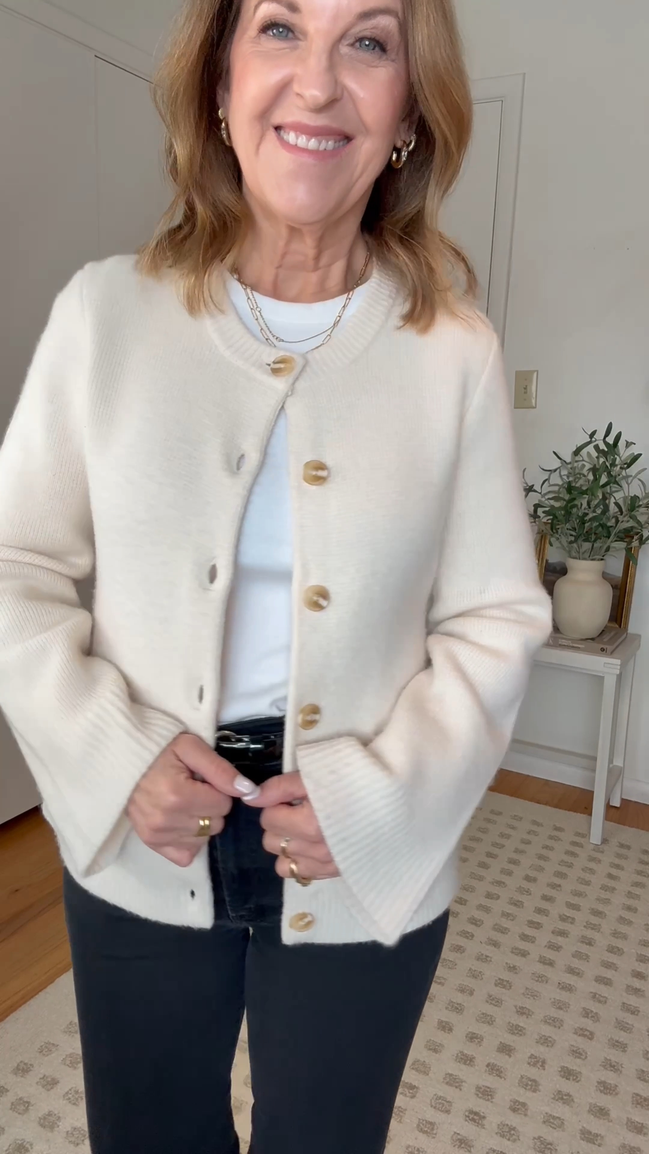 I just remembered how much I liked wearing crop flare and straight jeans. Any shoe goes with them, such as loafers, ballet flats, sneakers, boots, and heels. 
Which look is your favorite? 

Make sure you follow me @stylishsandy so you can automatically receive the links. Also, look at my blog, stylishsandy.com, for more styling inspiration. 😊🙏

#LTKShoeCrush #LTKWatchNow #LTKOver40