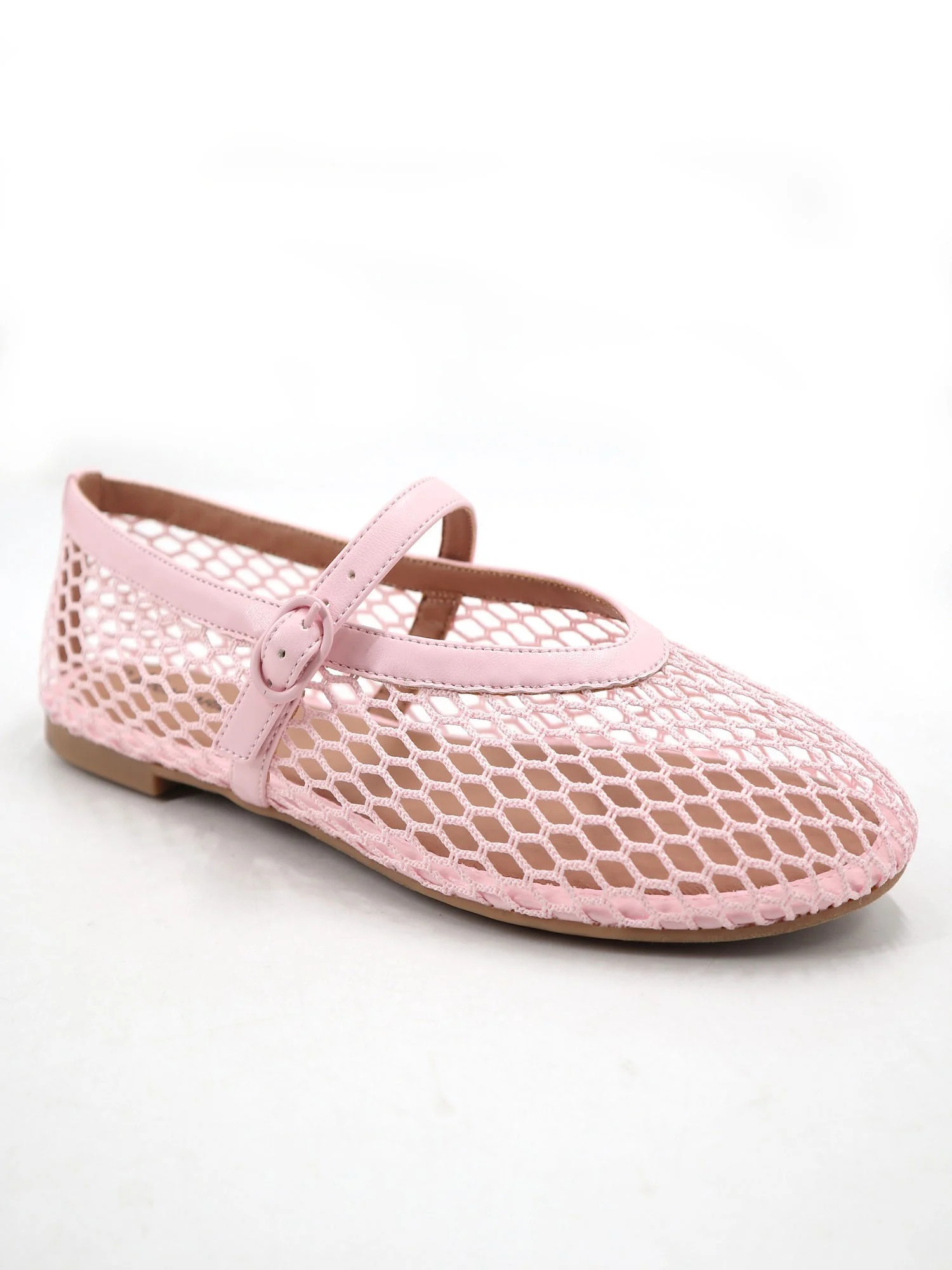 No Boundaries Women’s Mesh Mary Jane Flats | Walmart (US)