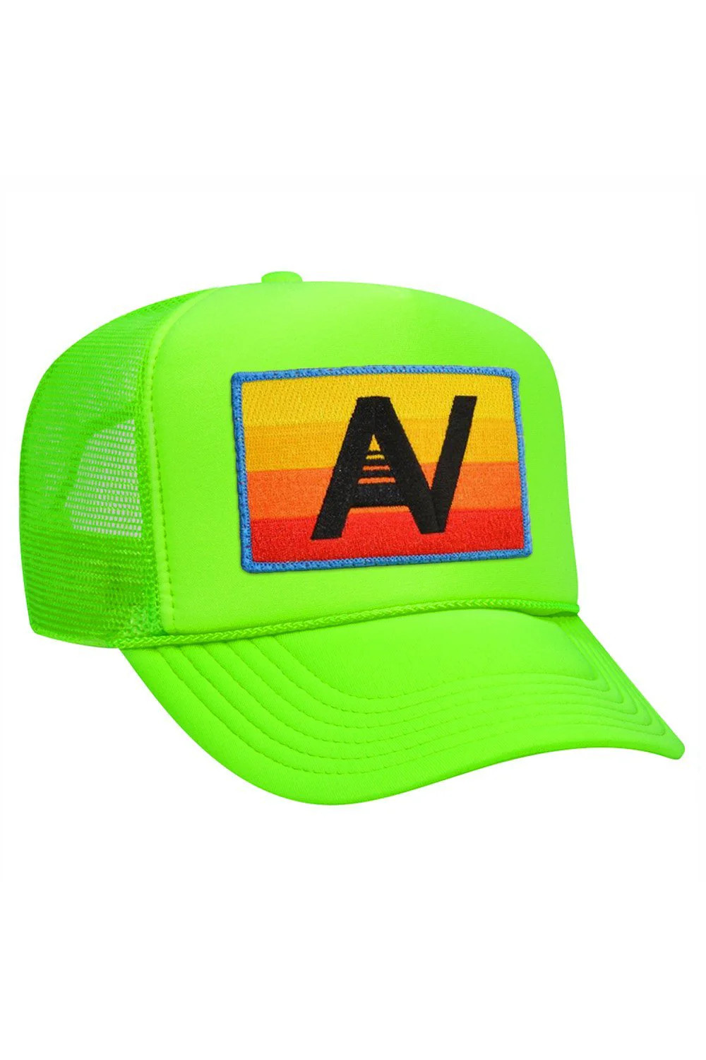 LOGO RAINBOW VINTAGE TRUCKER HAT | Aviator Nation