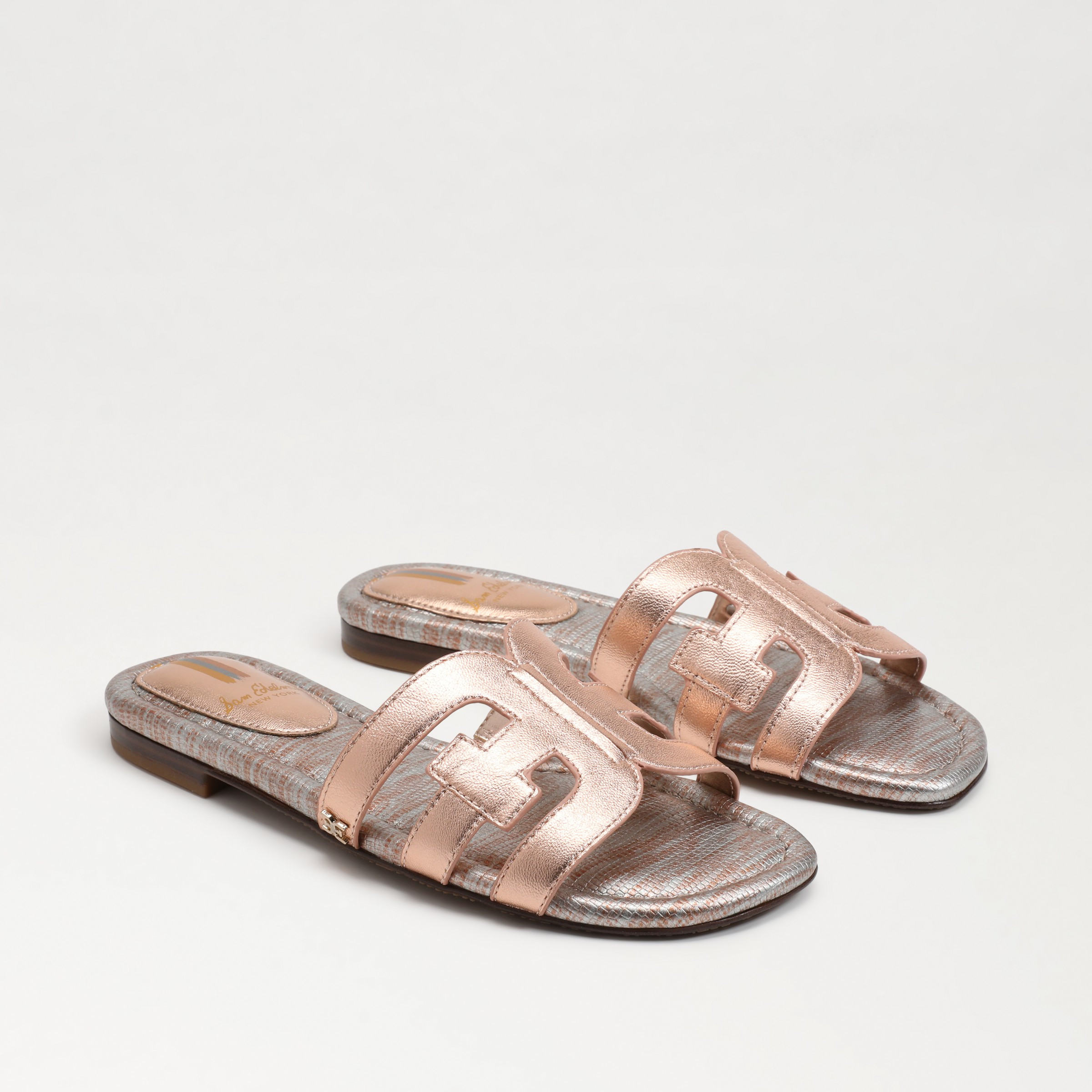 Sam Edelman Bay Slide Sandal Rose Gold 6.5 | Sam Edelman