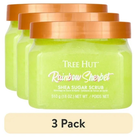 (3 pack) Tree Hut Rainbow Sherbet Shea Butter Sugar Body Scrub, 18 oz | Walmart (US)