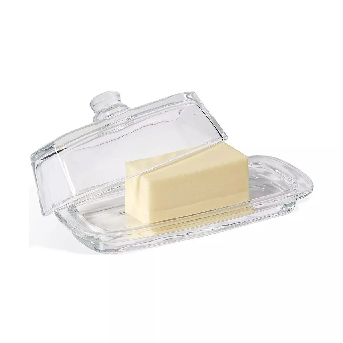 Bezrat Lead-Free Crystal Covered Modern French Butter Dish | Target