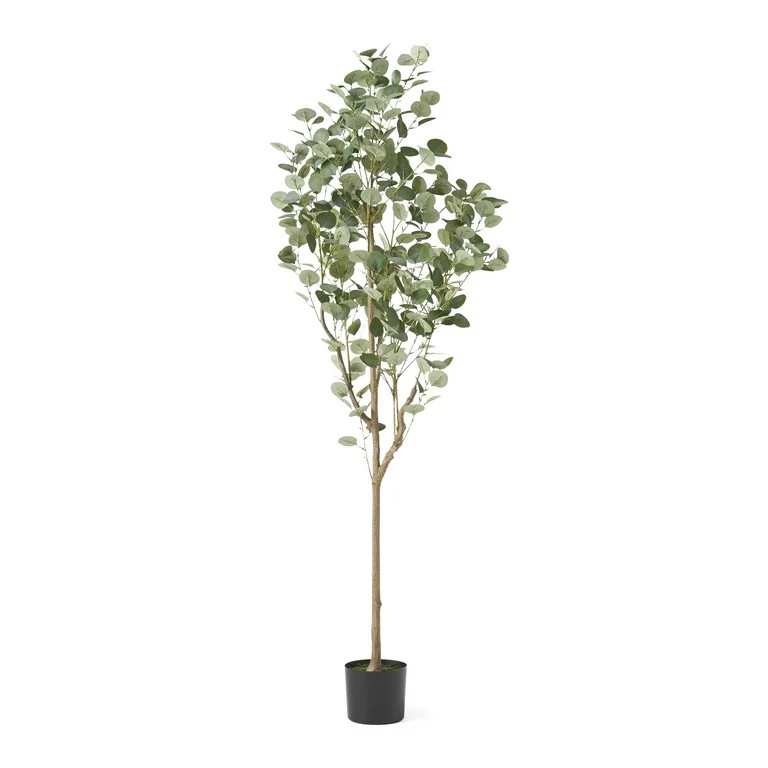 GDF Studio Davos 6' x 2.5' Artificial Eucalyptus Tree, Green | Walmart (US)